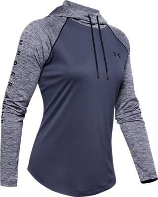 under armour hoodie blue women