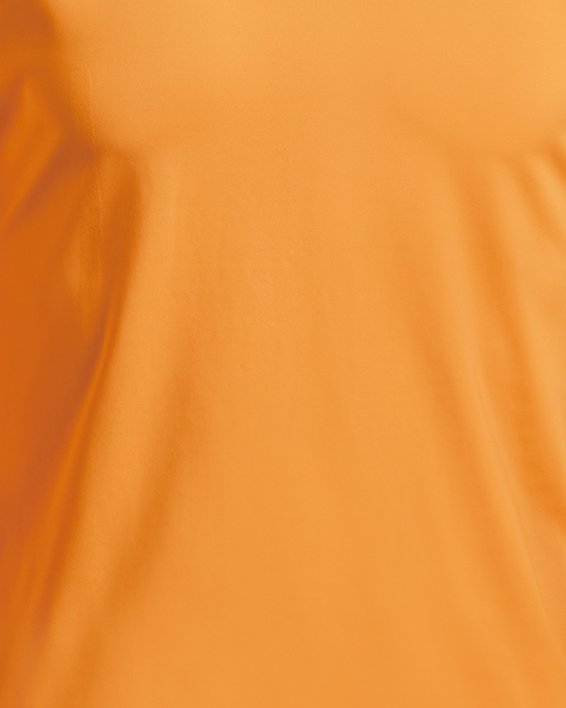 Haut à col ras du cou et manches longues UA Empowered pour homme, Orange, pdpMainDesktop image number 4