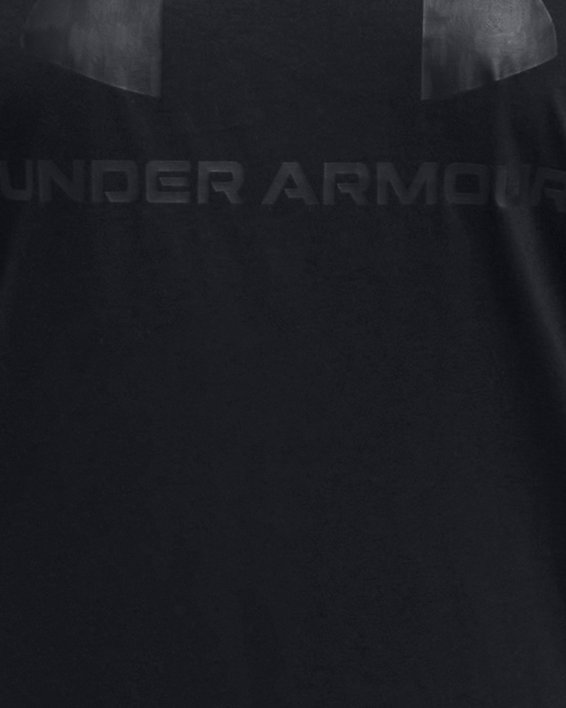 Women's UA Rival Logo Short Sleeve, Black, pdpMainDesktop image number 2