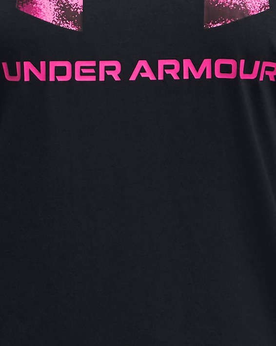 Women's UA Rival Logo Short Sleeve in Black image number 2