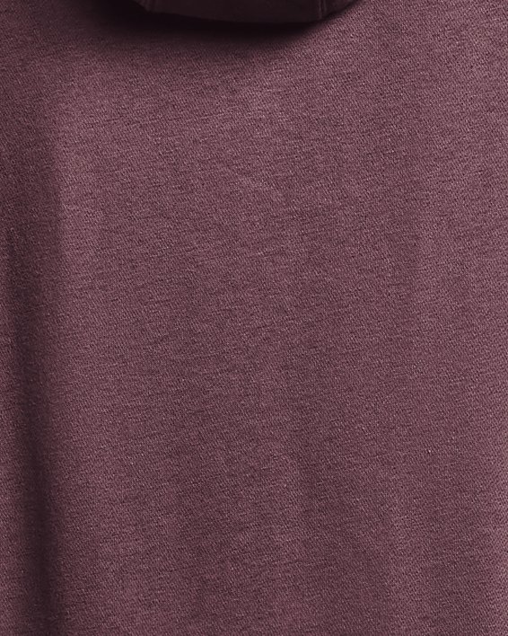 Sweat à capuche UA Rival Fleece HB pour femme, Purple, pdpMainDesktop image number 5