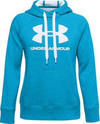 under armour women's cotton rival fleece logo hoodie