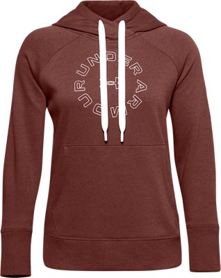 under armour hoodie red women