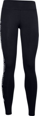 Leggings UA Favorite Wordmark para Mujer, Black, pdpMainDesktop image number 4