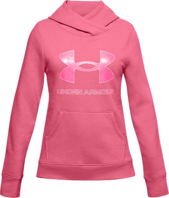 under armor pink hoodie