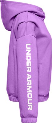 girls purple under armour hoodie