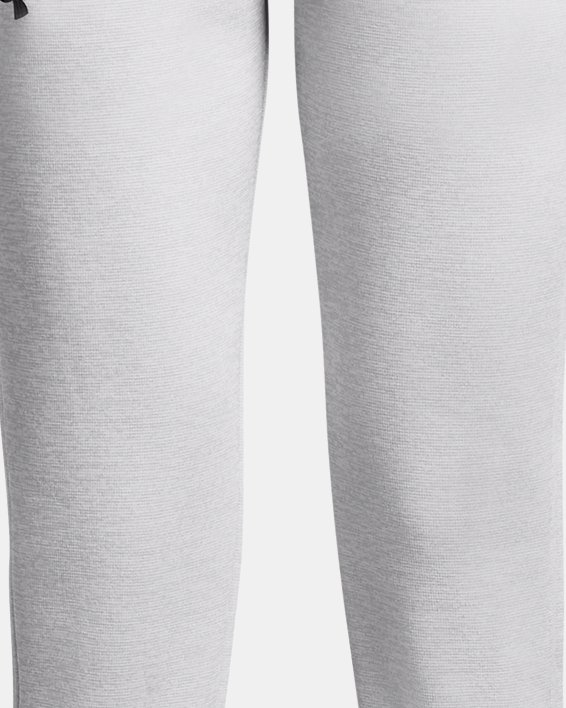 Heathered Ribbed Fleece-Lined Leggings - Girls