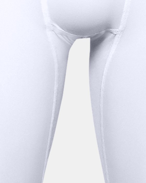 Men's UA Baseline Compression Knee Tights, White, pdpMainDesktop image number 4