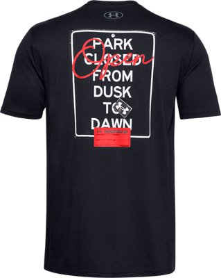 Men's UA UNDR ARMR Wordmark T-Shirt image number 5