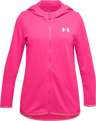 zip hoodie pink