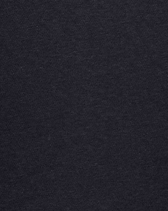 Herren UA Rival Fleece Big Logo Kurzarm-Hoodie, Black, pdpMainDesktop image number 7