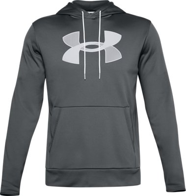 under armour big logo hoodie