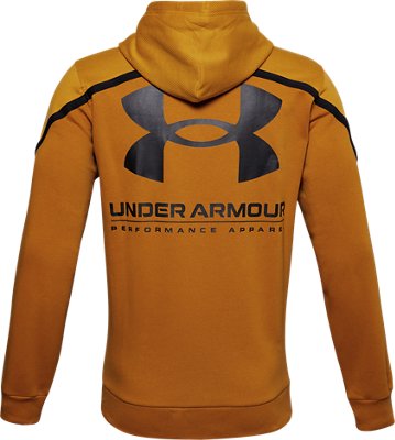 under armour hoodie yellow kids