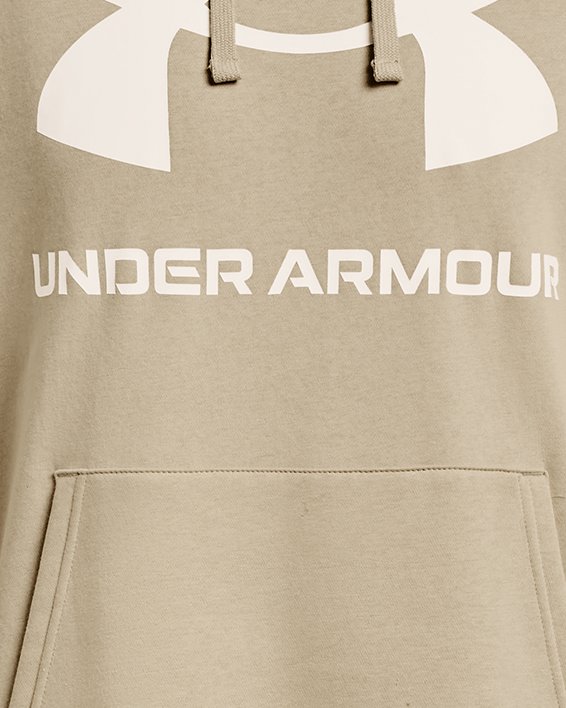 Conejo Pasivo Espectador Sudadera con capucha de tejido Fleece UA Rival Big Logo para hombre | Under  Armour