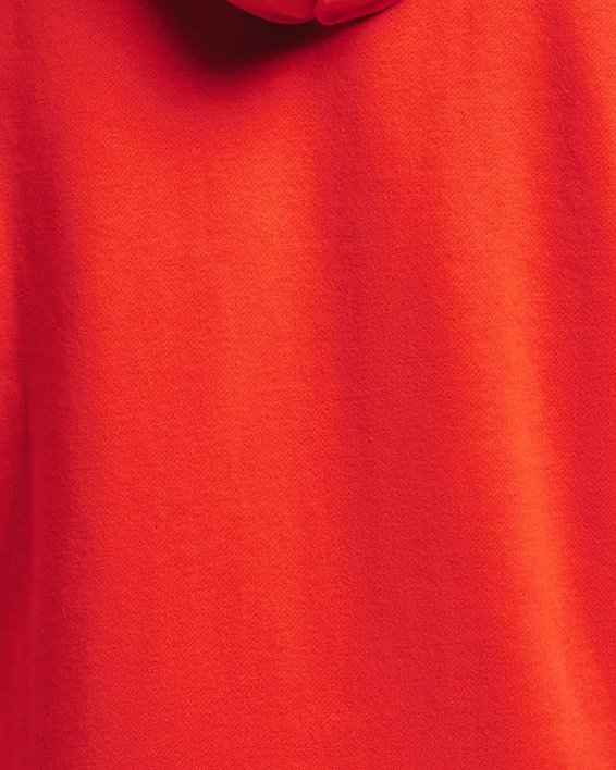 Sudadera con capucha de tejido Fleece UA Rival Big Logo para hombre, Orange, pdpMainDesktop image number 5
