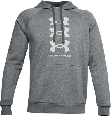 アンダーアーマー Under Armour Rival Multi Logo Fleece Hoodie In Grey メンズ Dai E Atai Ninki パーカー Padelnostro It