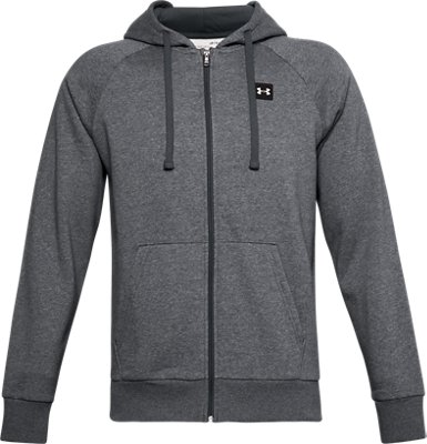 under armour white zip up hoodie