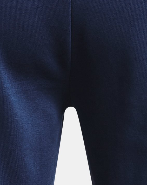 Herren UA Rival Fleece Big Logo Shorts, Blue, pdpMainDesktop image number 5
