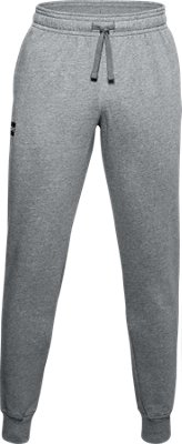 gray fleece joggers