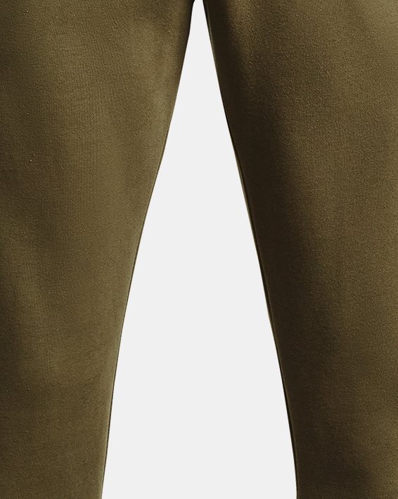 Pantalones de Entrenamiento UA Rival Fleece para Hombre, Green, pdpMainDesktop image number 4