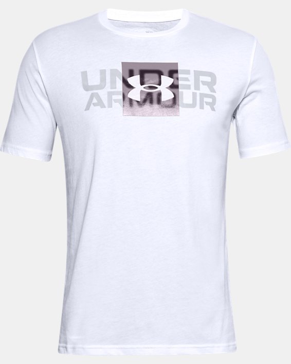 Under Armour Men's UA Box Logo Wordmark Short Sleeve. 5