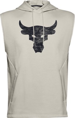 the rock sleeveless sweatshirt