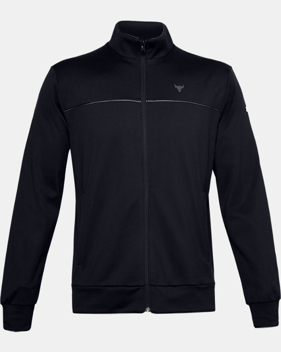 Under Armour Men's Project Rock Knit Track Jacket. 4