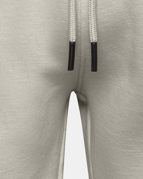 Herren Project Rock Charged Cotton® Fleece Shorts, White, pdpMainDesktop image number 5