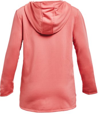 under armour hoodie kids pink