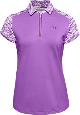 Women's UA Zinger Zip Short Sleeve Polo 