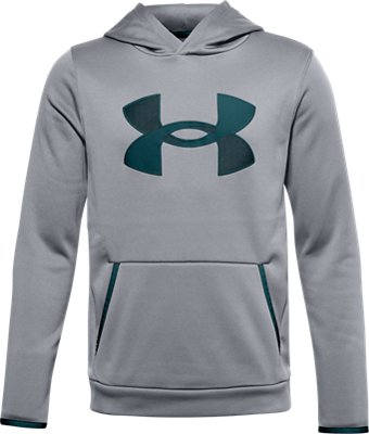 grey under armour hoodie