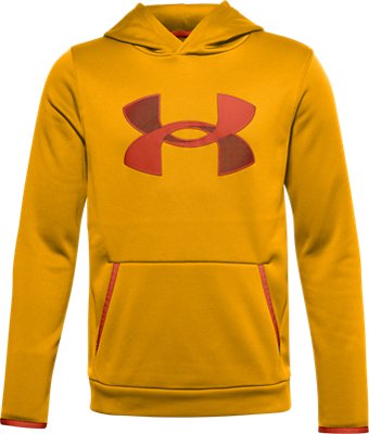 under armour hoodie kids yellow