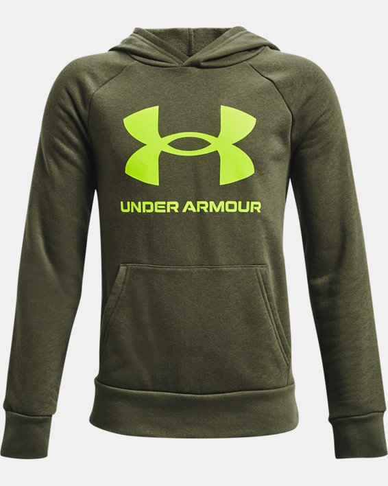 Boys' UA Rival Fleece Big Logo Hoodie | Under Armour