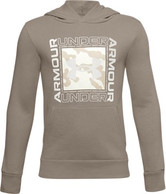 under armour hoodie grey kids