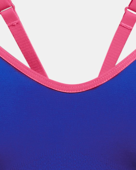Sujetador Deportivo UA Seamless Low Long para Mujer, Blue, pdpMainDesktop image number 10