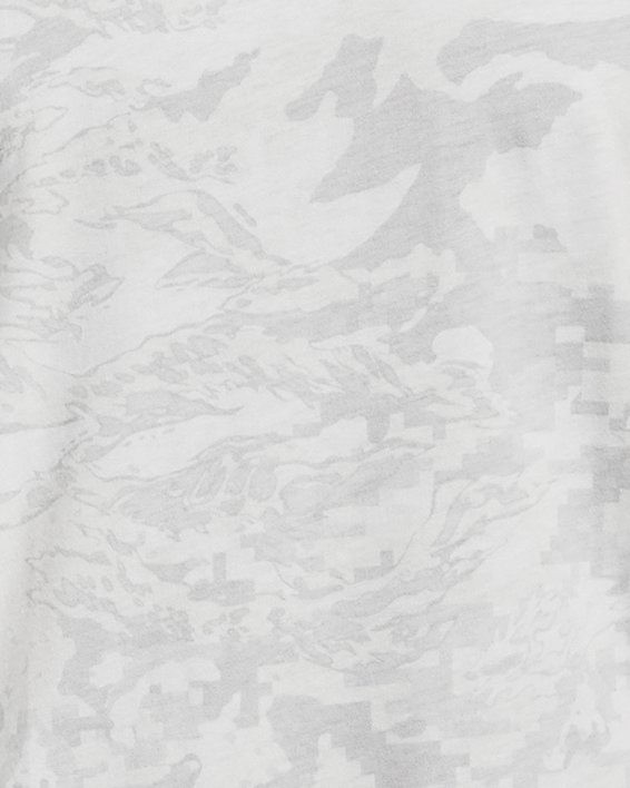 Camiseta de manga corta UA ABC Camo para hombre, White, pdpMainDesktop image number 4