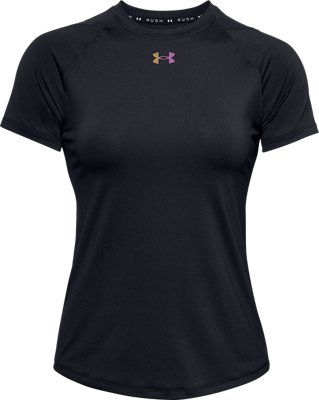 여성 UA RUSH&trade; 벤트 반팔 image number 7
