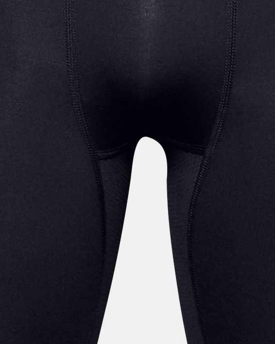 男士UA RUSH™ HeatGear® 2.0長身短褲 in Black image number 4