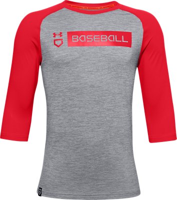 boys under armour baseball shirt