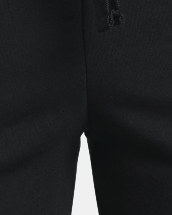 Shorts de Tejido Fleece UA Rival Big Logo para Niño, Black, pdpMainDesktop image number 0