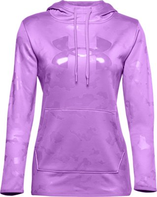 purple camo under armour hoodie