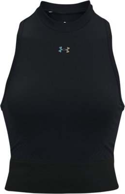 Women's UA RUSH&trade; Seamless Crop Top image number 5
