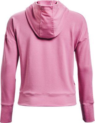 under armour hoodie women pink