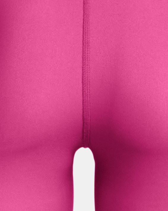 Women's HeatGear® Bike Shorts, Pink, pdpMainDesktop image number 5