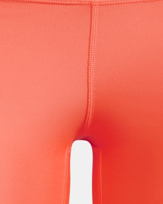 Women's HeatGear® Bike Shorts in Orange image number 4