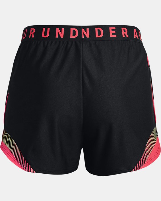 Under Armour Women's UA Play Up 3.0 Tri Color Shorts. 6