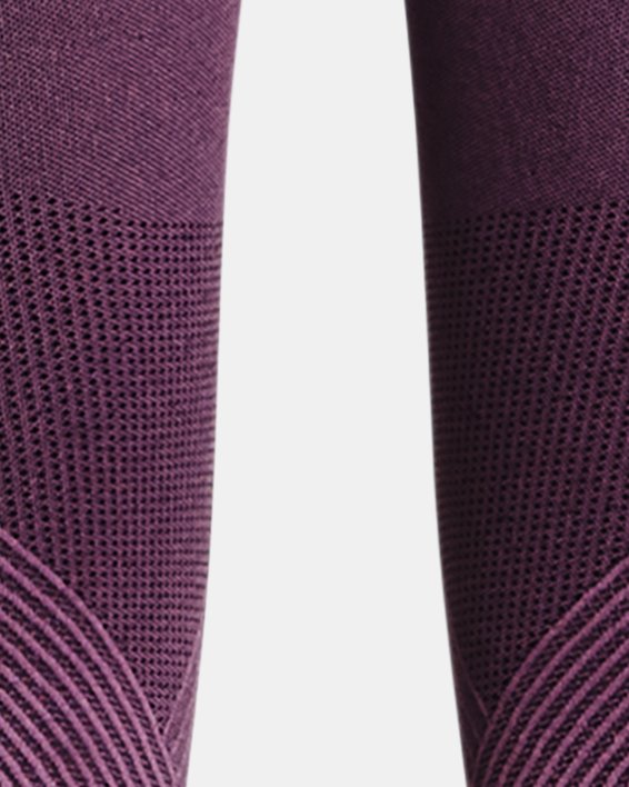 Damen UA RUSH™ Seamless Leggings, knöchellang, Purple, pdpMainDesktop image number 5