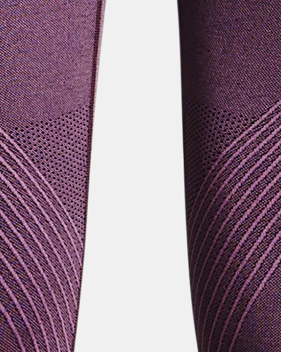 Under Armour Rush No-Slip Waistband Tonal Leggings Women's Purple  Sportswear