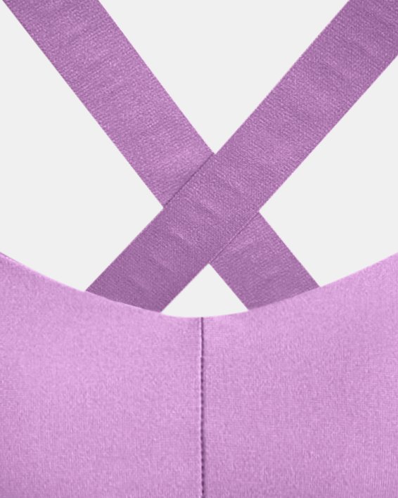 Sujetador Deportivo UA Crossback Low para Mujer, Purple, pdpMainDesktop image number 9