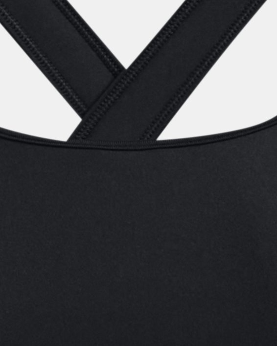 Damen Sport-BH Armour® Mid Crossback, Black, pdpMainDesktop image number 9